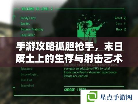 手游攻略孤膽槍手，末日廢土上的生存與射擊藝術(shù)