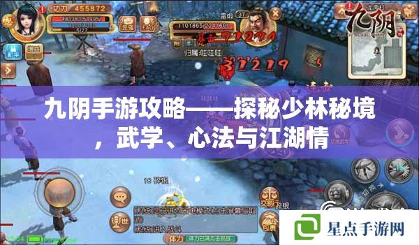 九陰手游攻略——探秘少林秘境，武學(xué)、心法與江湖情